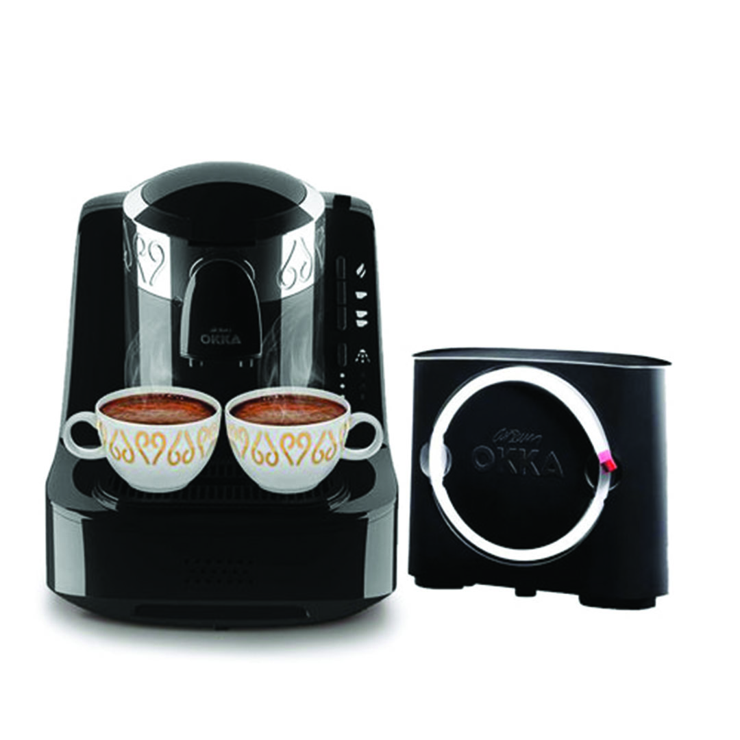 ماكينة تحضير القهوة التركي ارزوم اوكا - 710 وات - اسود/فضي - OK002-BLACK