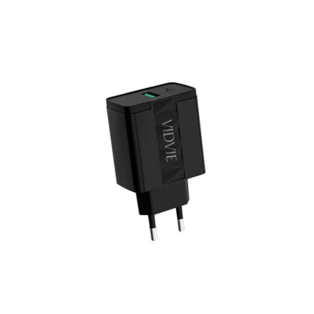 شاحن سريع فيدفيا بمنفذين - 20 وات - أسود - PLE230C
