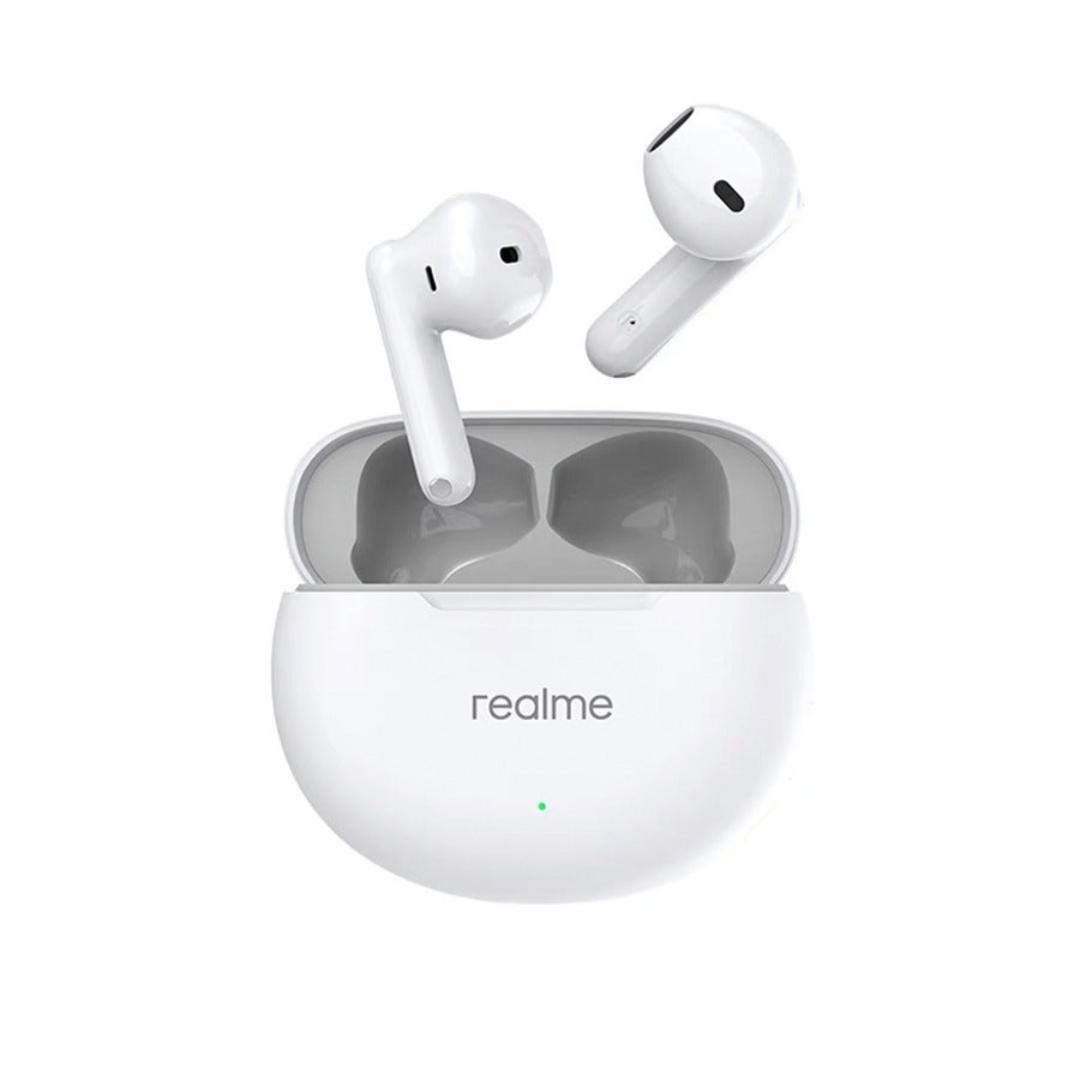 سماعات لاسلكية ريلمي - بطارية 28 ساعة - أبيض - T01