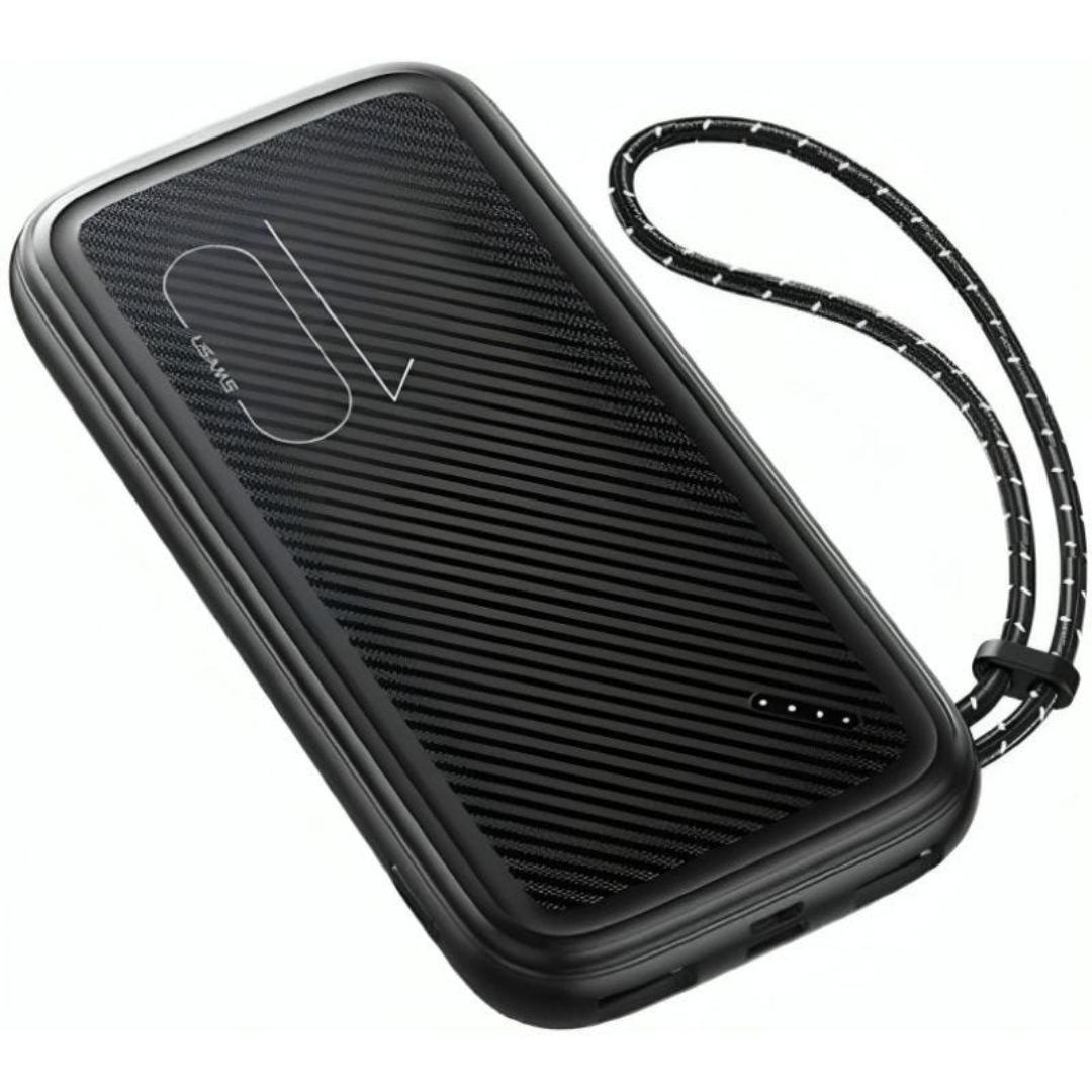 باور بانك يوسامس سلكي - 10000 أمبير - 3 منفذ - أسود - US-CD150 PB56