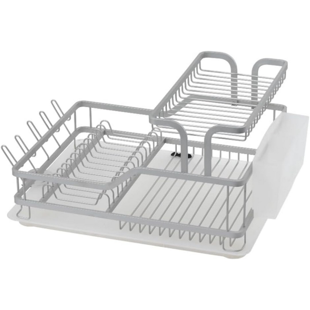 مطبقية ومصفاة للمطبخ - فضي