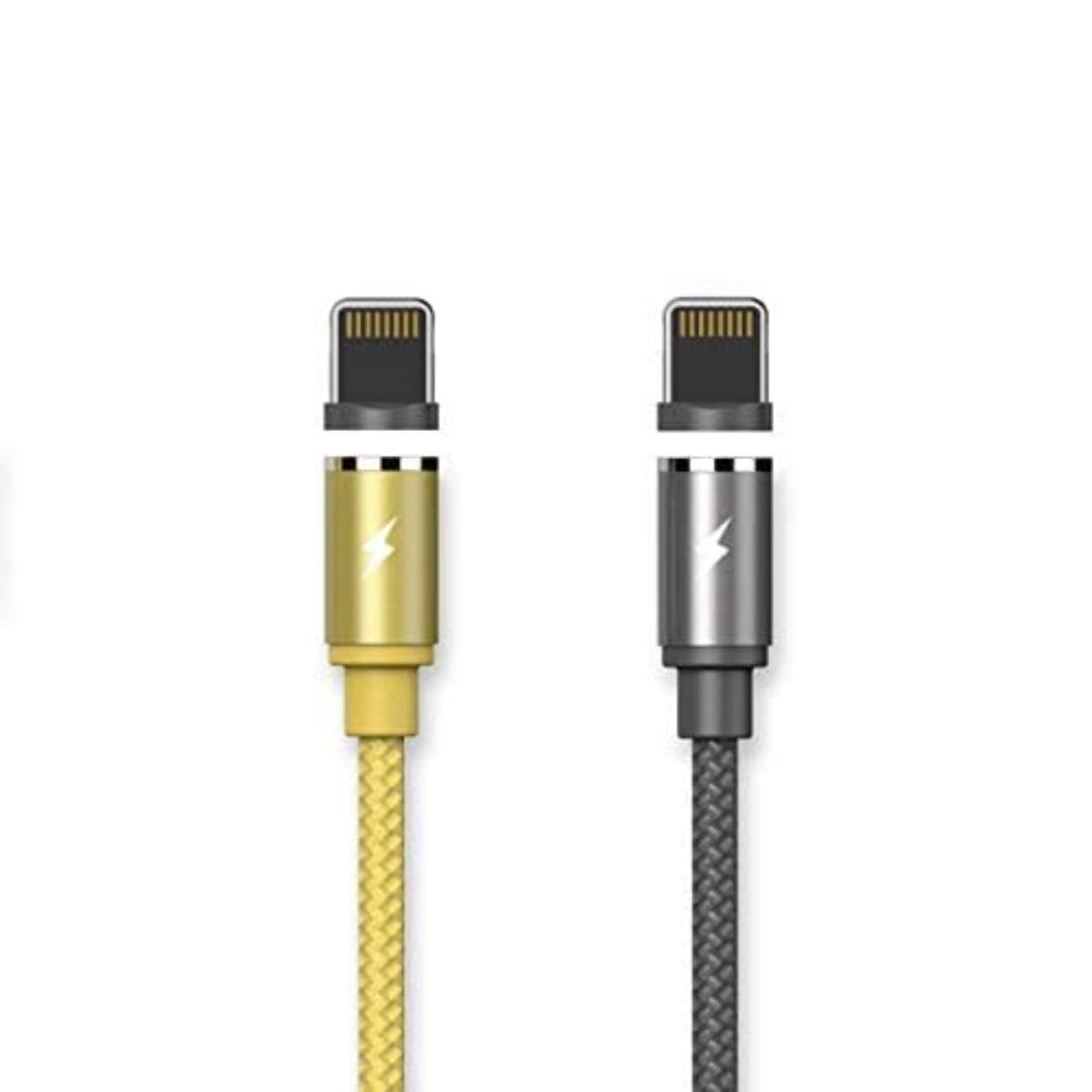 كابل شحن ونقل بيانات لايتنينج من ريماكس - 1 متر - ذهبي - rc-095i