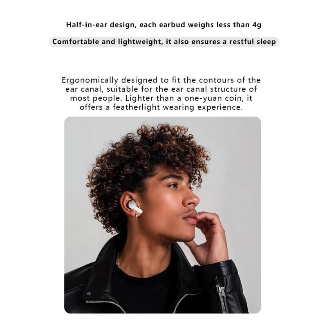 سماعات لاسلكية ريلمي - بطارية 28 ساعة - أبيض - T01