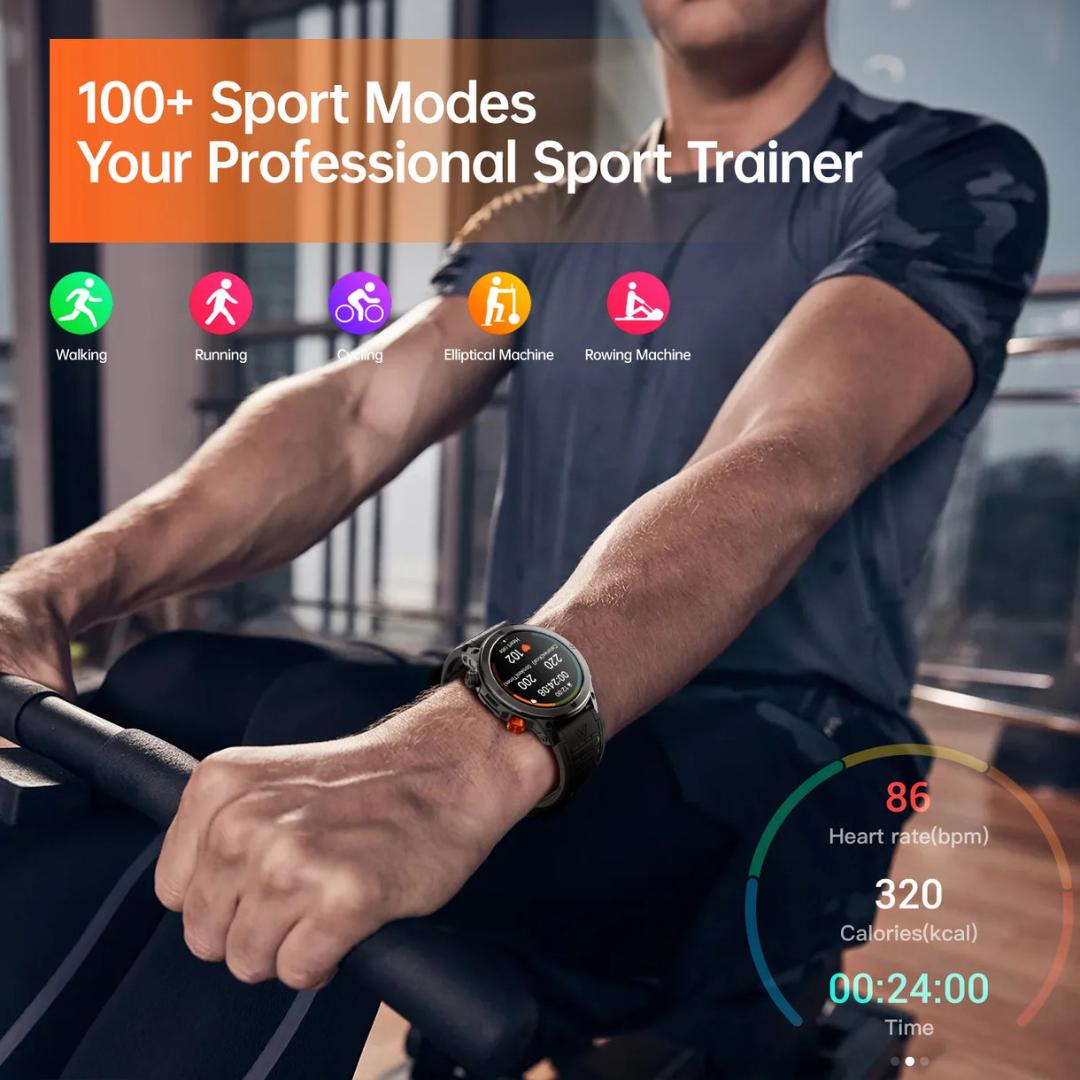 ويوفلاي كونكر ساعة ذكية - أسود - WT074