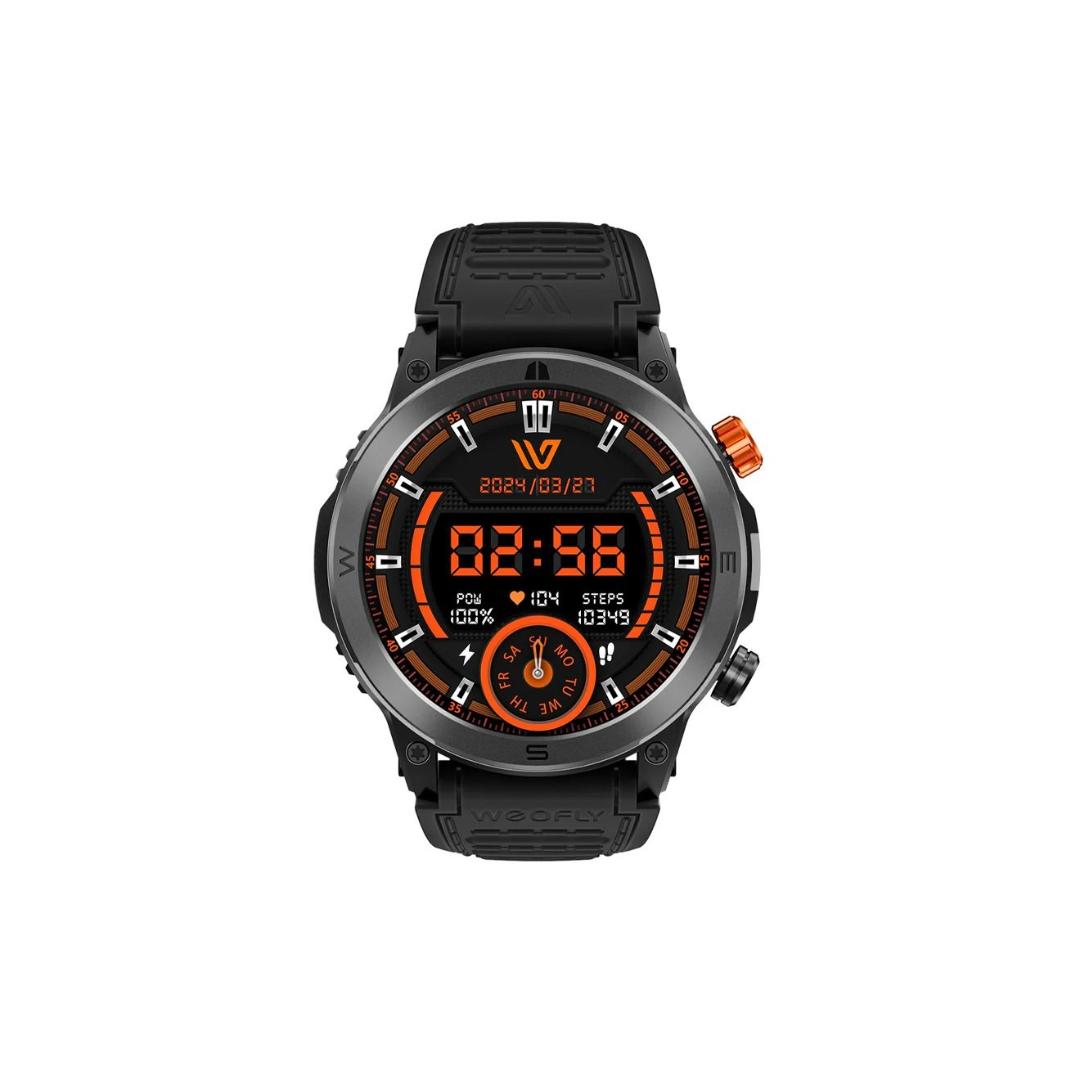 ويوفلاي كونكر ساعة ذكية - أسود - WT074