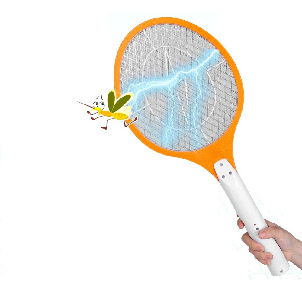 مضرب صاعق ناموس وذباب ببطاريه