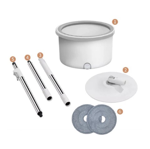 جردل دائرى مع 2 غيار ميكروفيبر