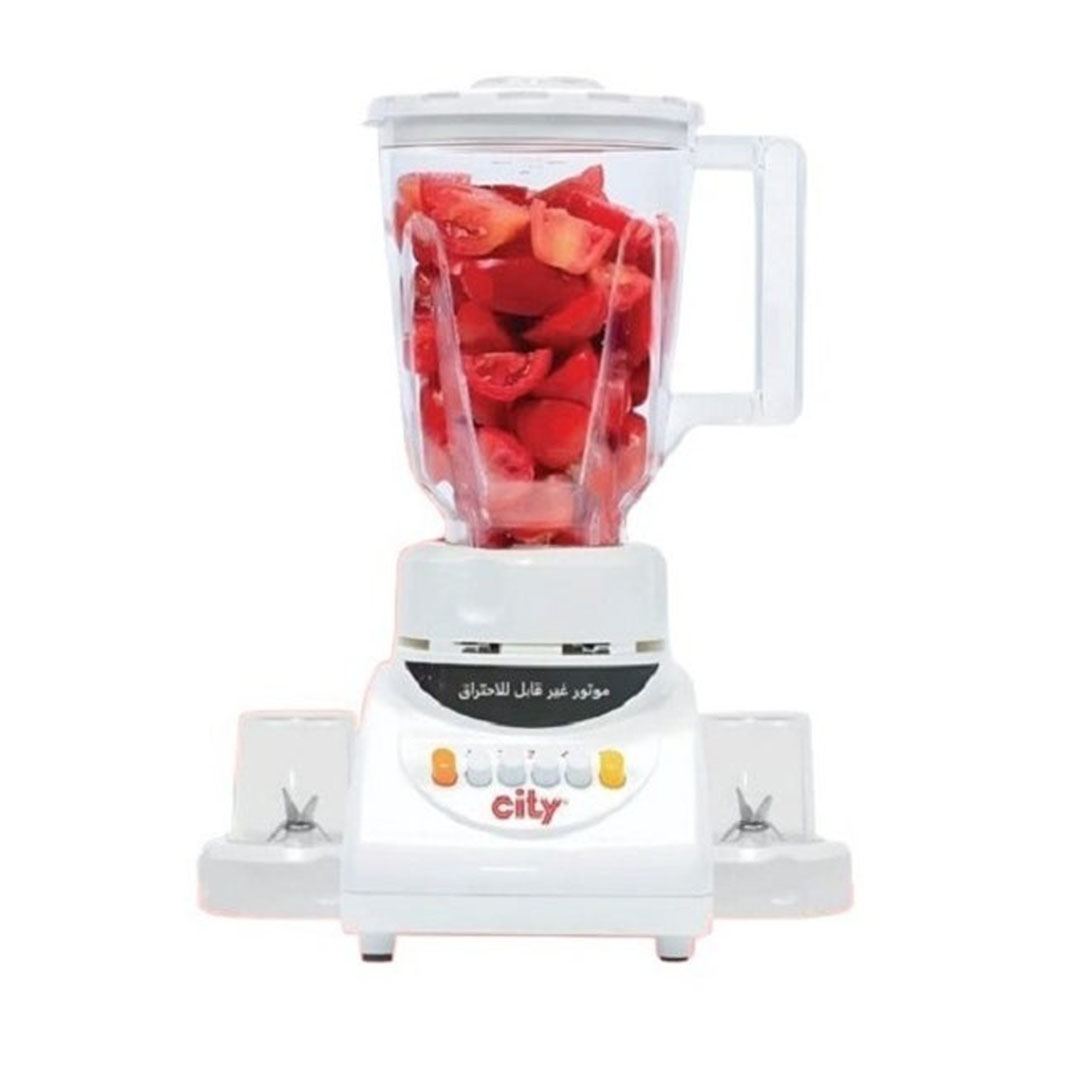 خلاط سيتي 4*1 - 500 وات - أبيض - HMA-1022