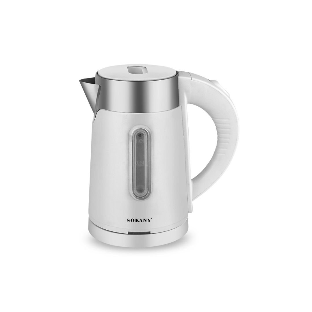 كاتيل كهرباء SK-0808 من سوكاني 1 لتر 1200 واط - ابيض