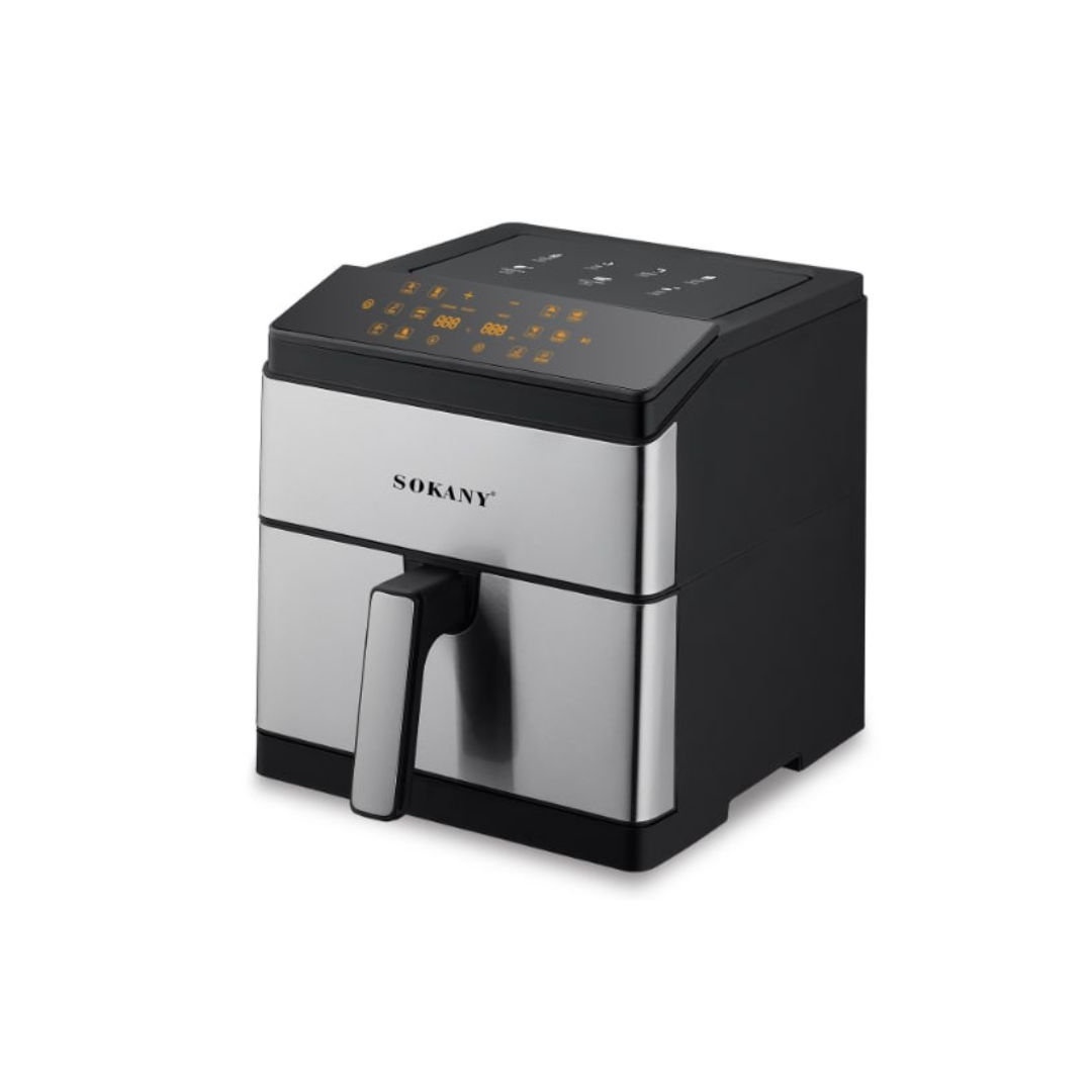 قلايه سوكاني SK-10044 2200 وات 9.5 لتر - اسود*فضي