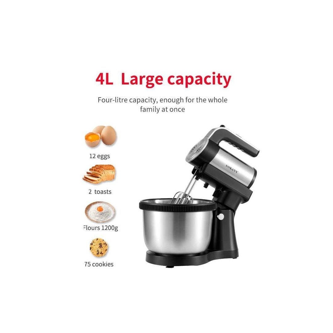 عجان SK-6662 من سوكاني 4 لتر 1000 واط - اسود*فضي