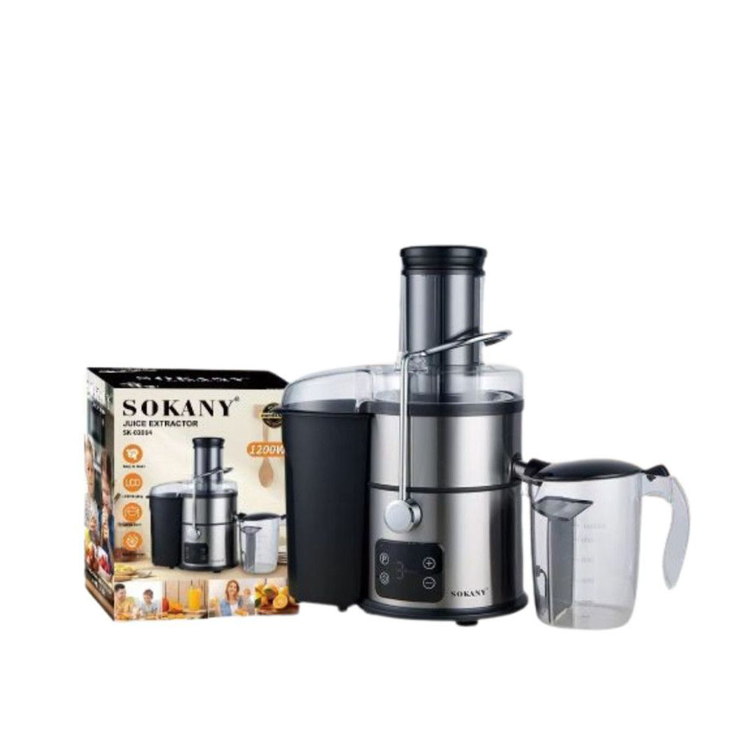 عصارة فواكه ستانلس ستيل ديجيتال سوكاني - 1 لتر - 1200 وات - SK-03014