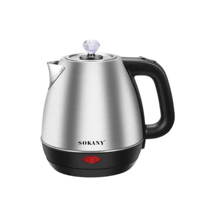كاتيل استنالس SK-1032 من سوكاني 1.7 لتر 1500 واط - اسود*فضي