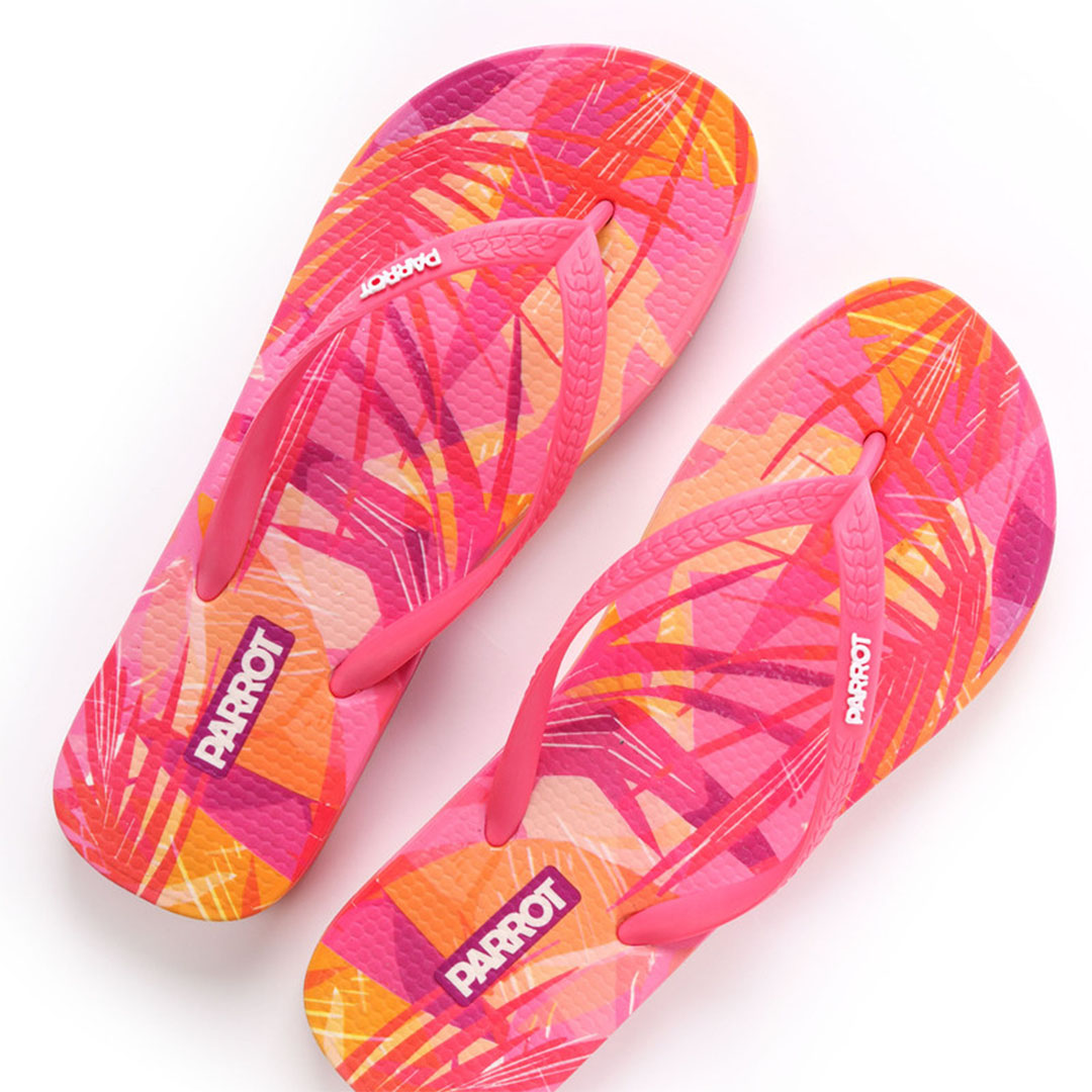 سليبر حريمي بصباع من باروت - بينك - La-007