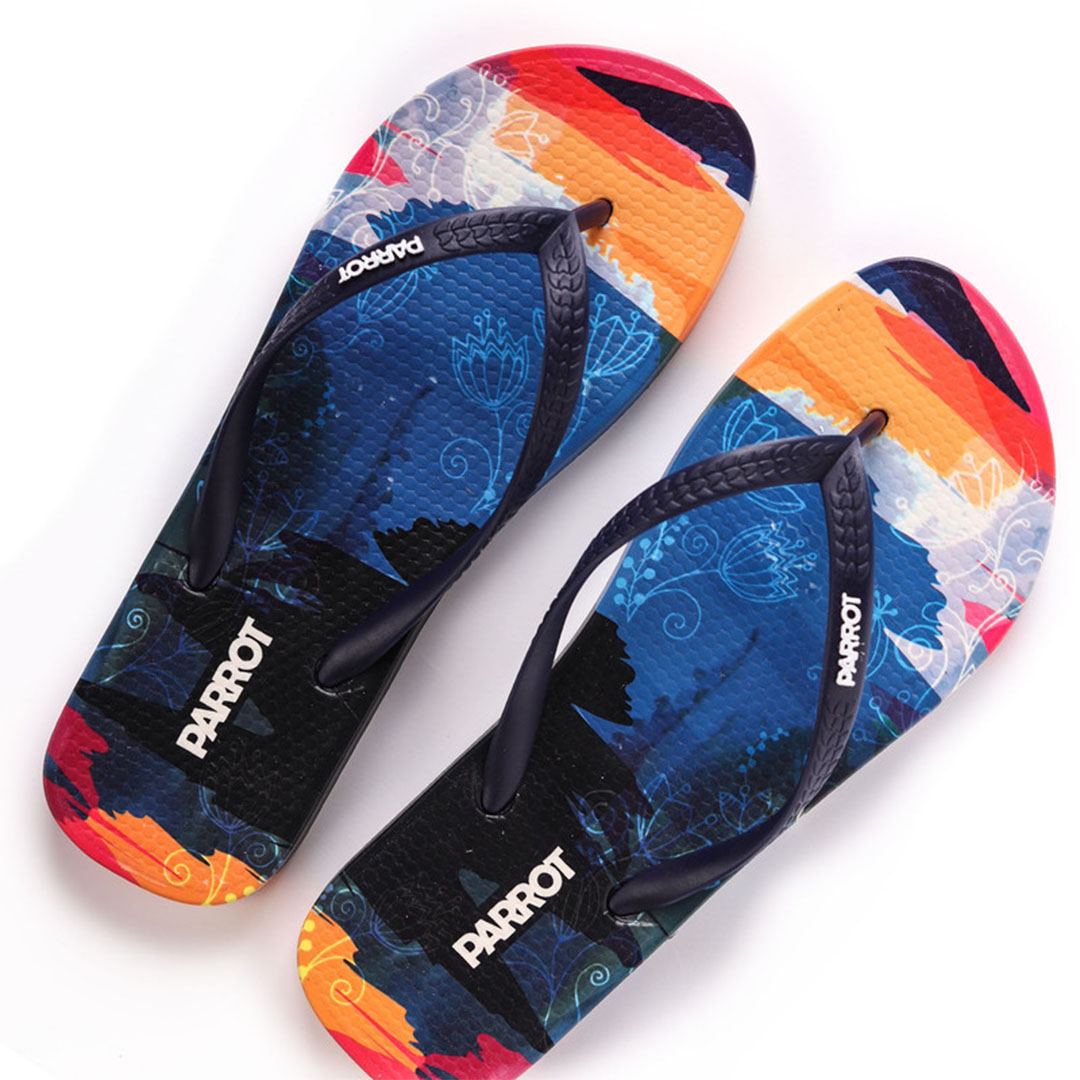 سليبر حريمي بصباع من باروت - كحلي - La-008