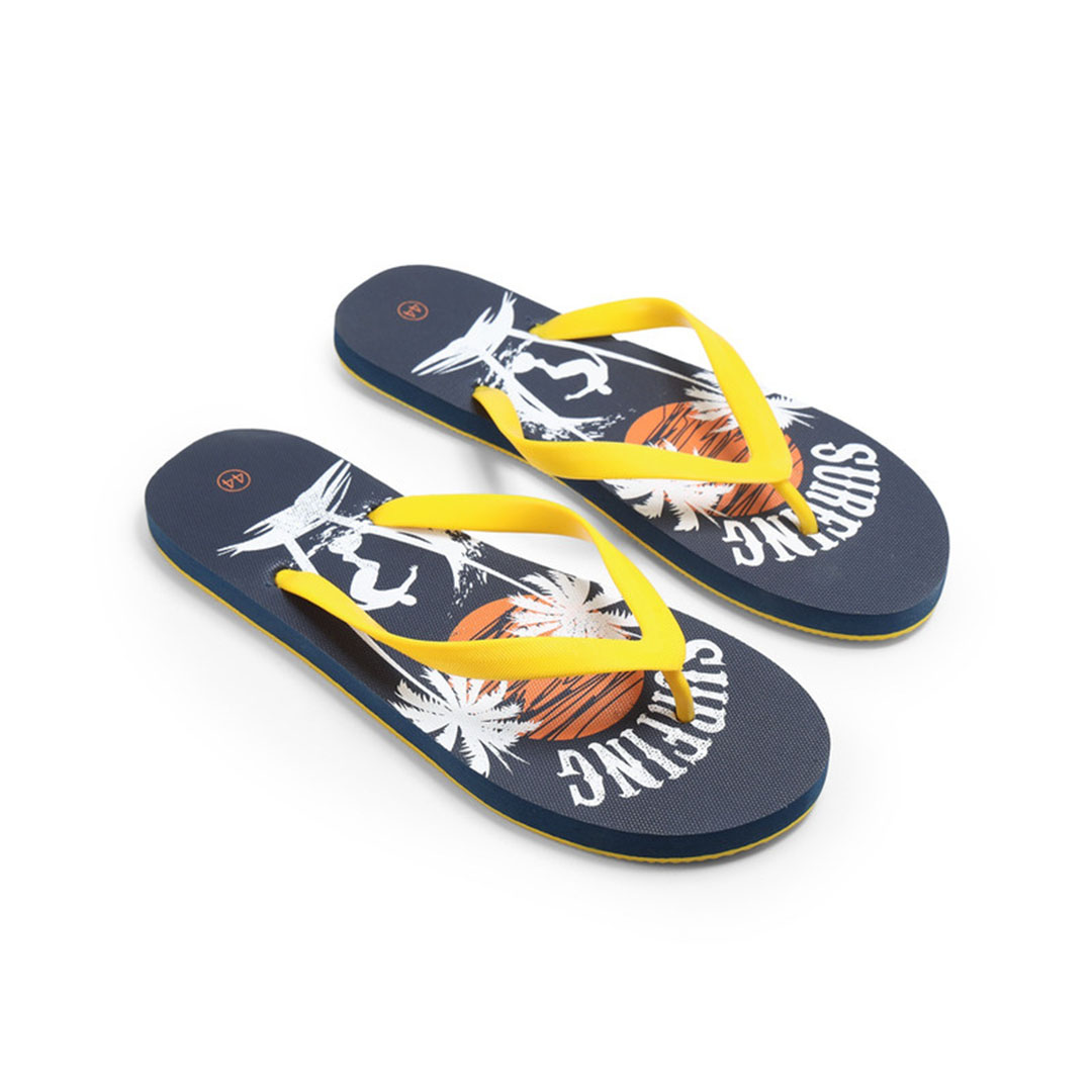 شبشب رجالي بصباع - أصفر