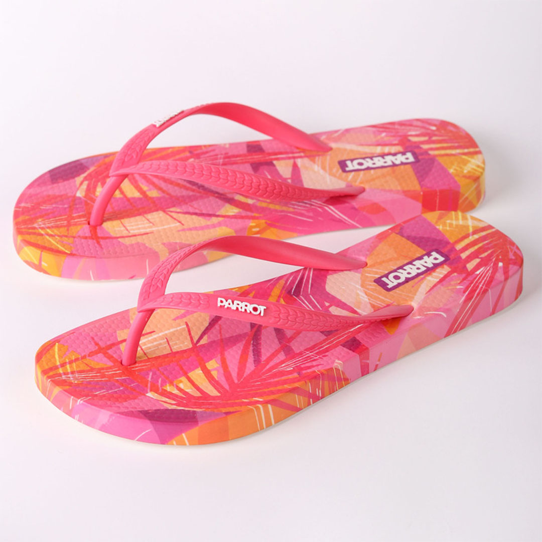 سليبر حريمي بصباع من باروت - بينك - La-007