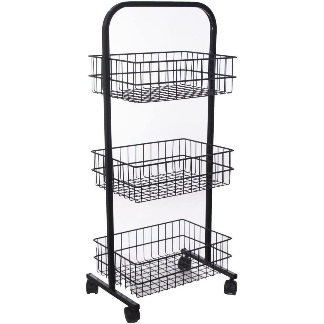 منظم معدني بعجل - 3 دور - أسود