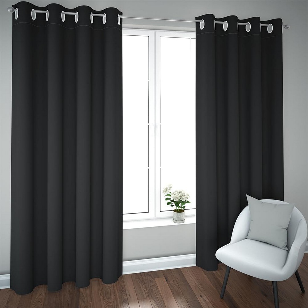 ستائر من الكتان الصناعي - قطعه واحدة - 140*240 سم