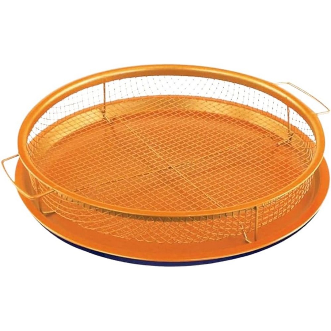 صينية مقلاة هوائية غير لاصقة - نحاسي