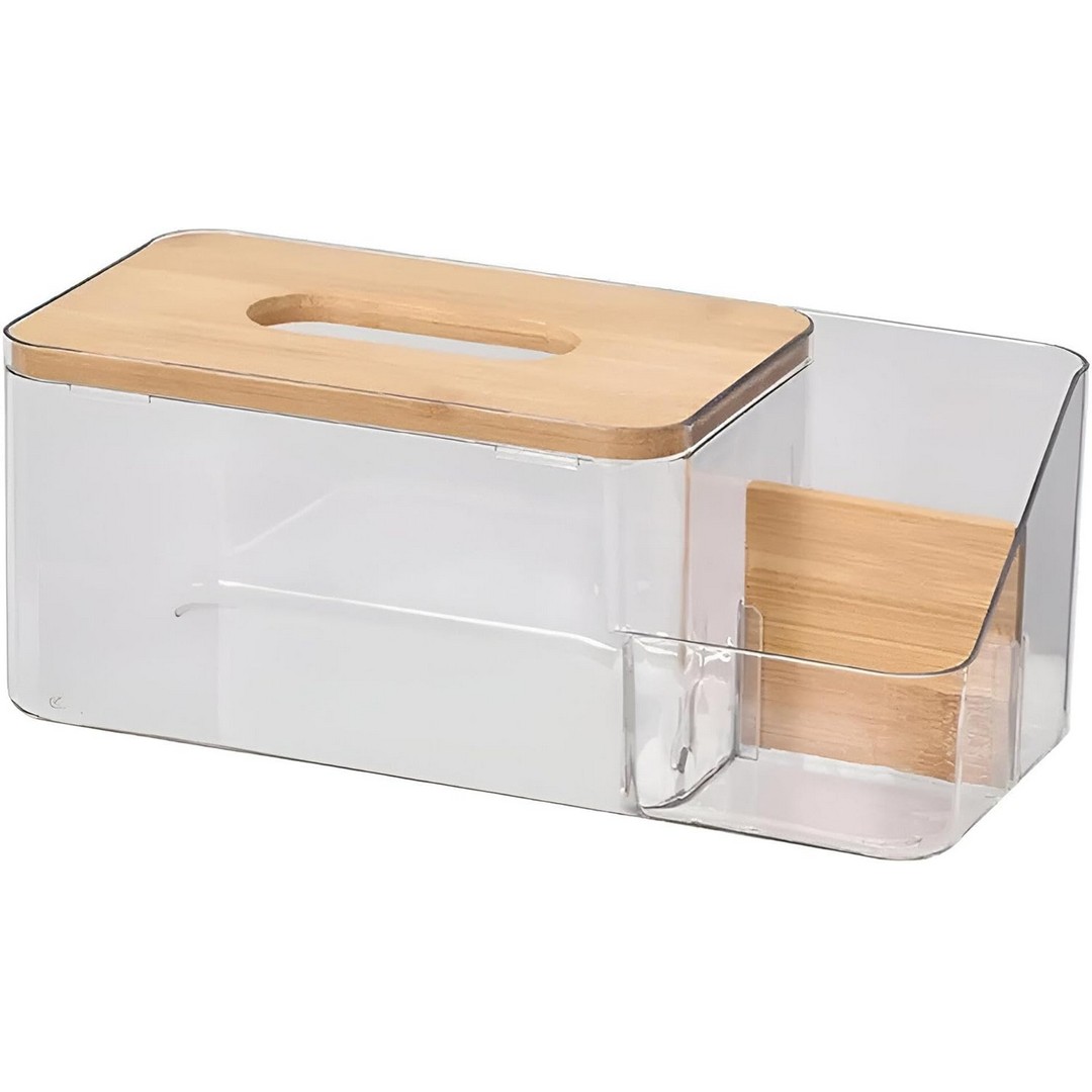 حامل مناديل متعدد الأغراض - شفاف