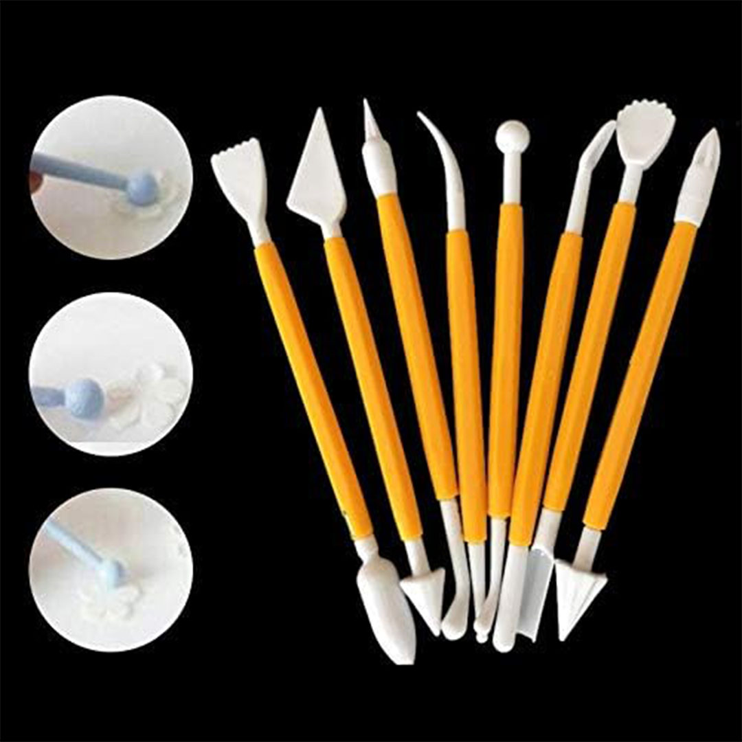 أدوات تزيين الكيك - 8 قطع