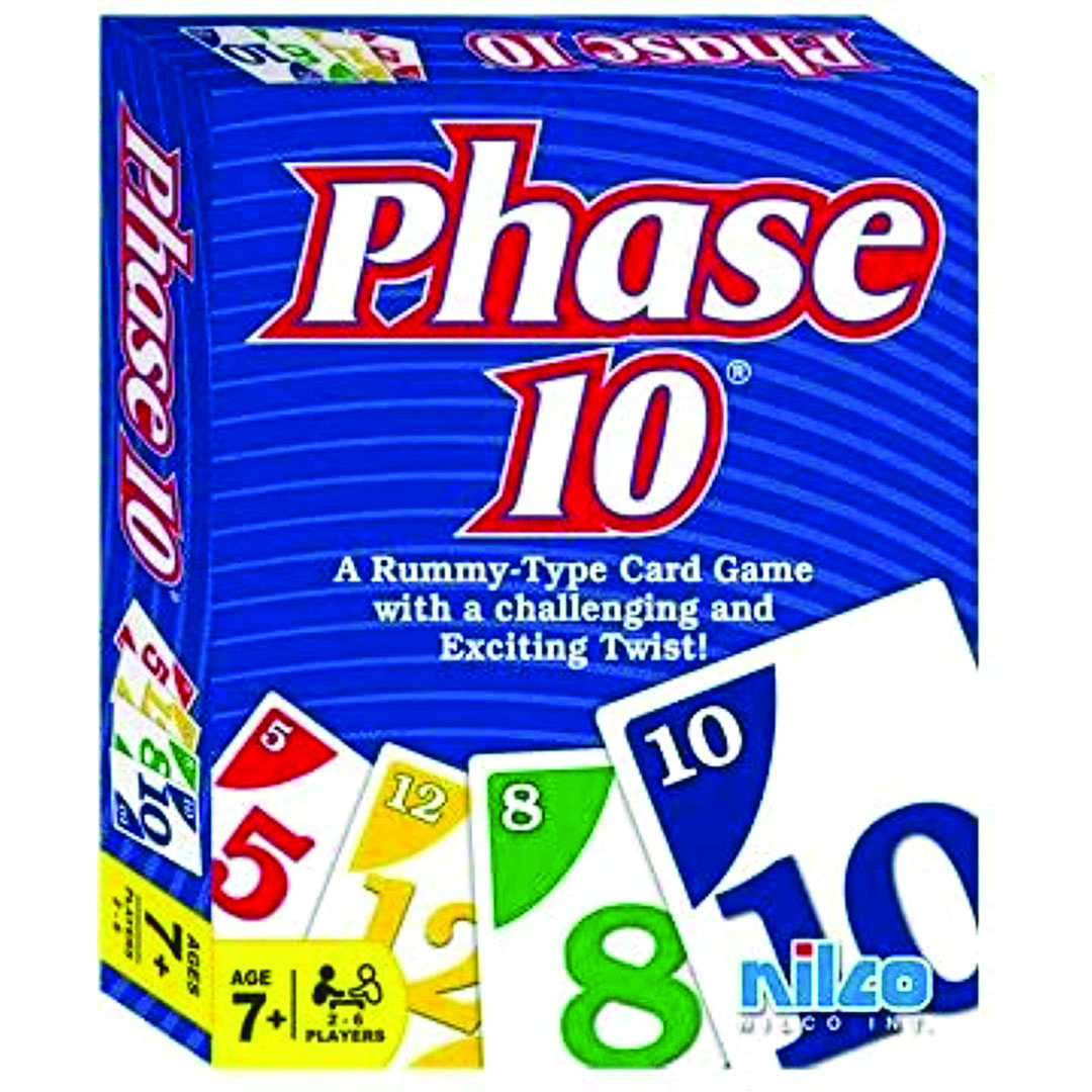 لعبة كروت phase 10 - متعدد الألوان