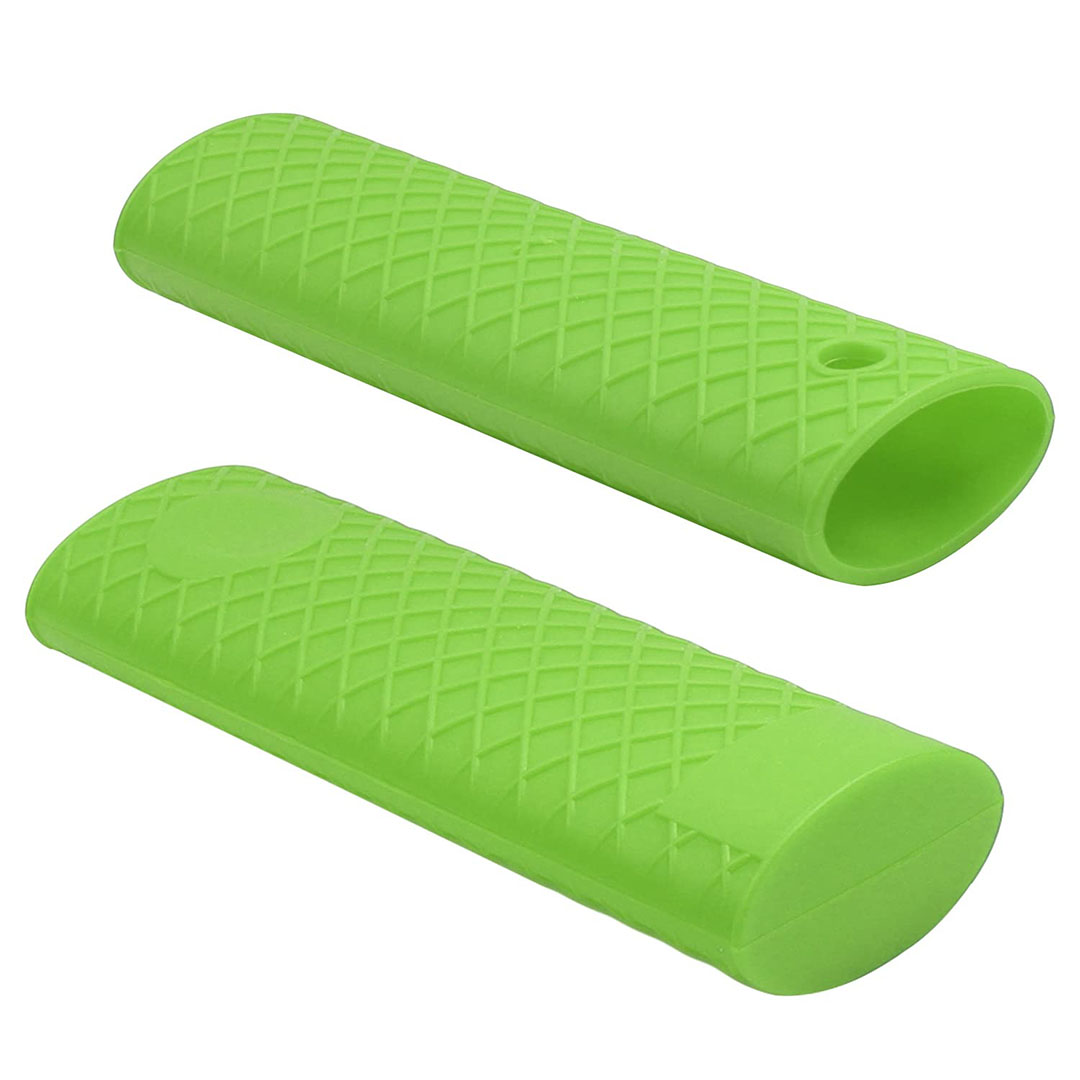 مقبض سيليكون مقاوم للحرارة - 2 قطعة - أخضر