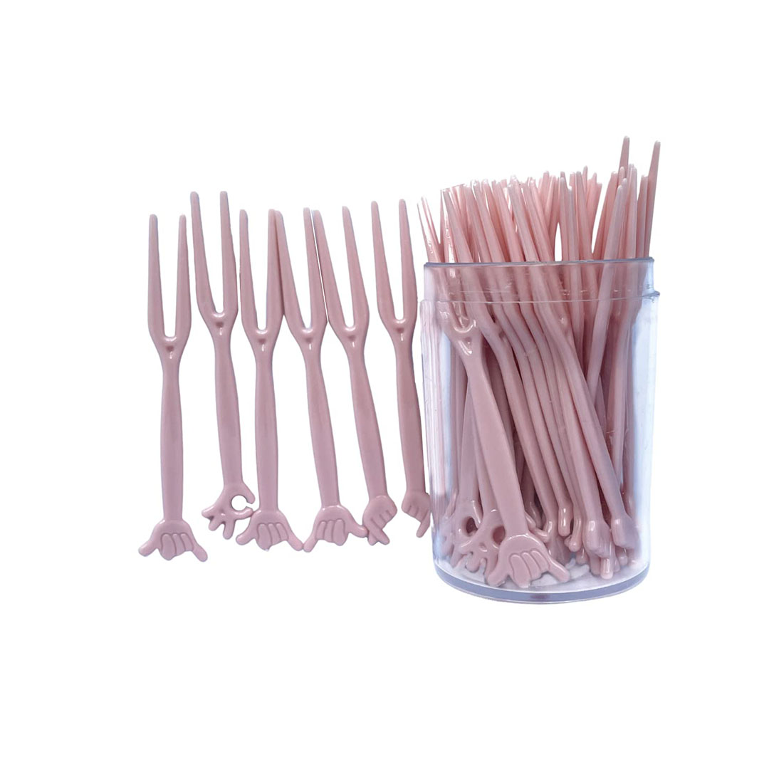 شوك بلاستك - بينك