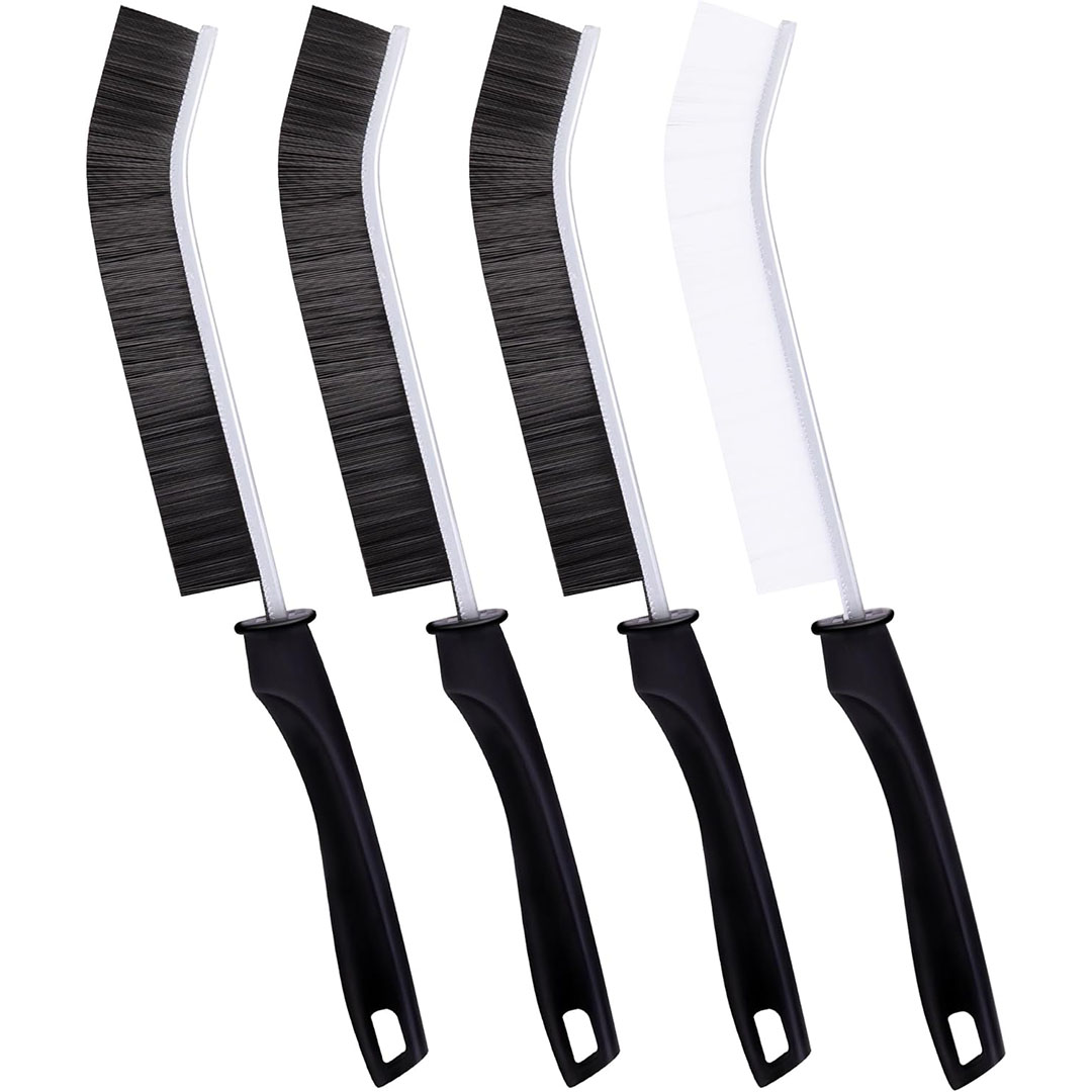 فرشاة تنظيف الفجوات - 2 قطعة - أسود