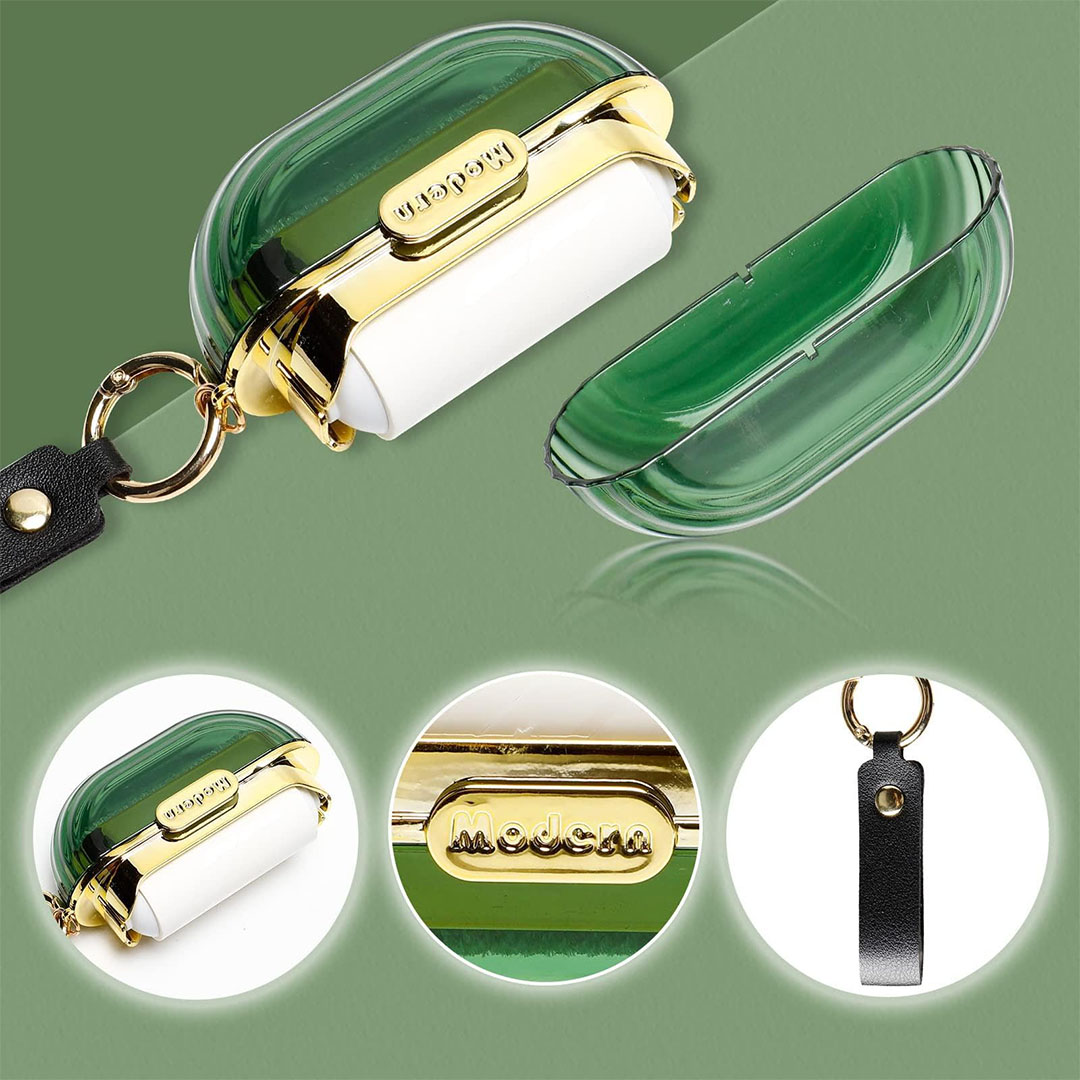 لمامة وبر محمولة - بلاستيك - أخضر