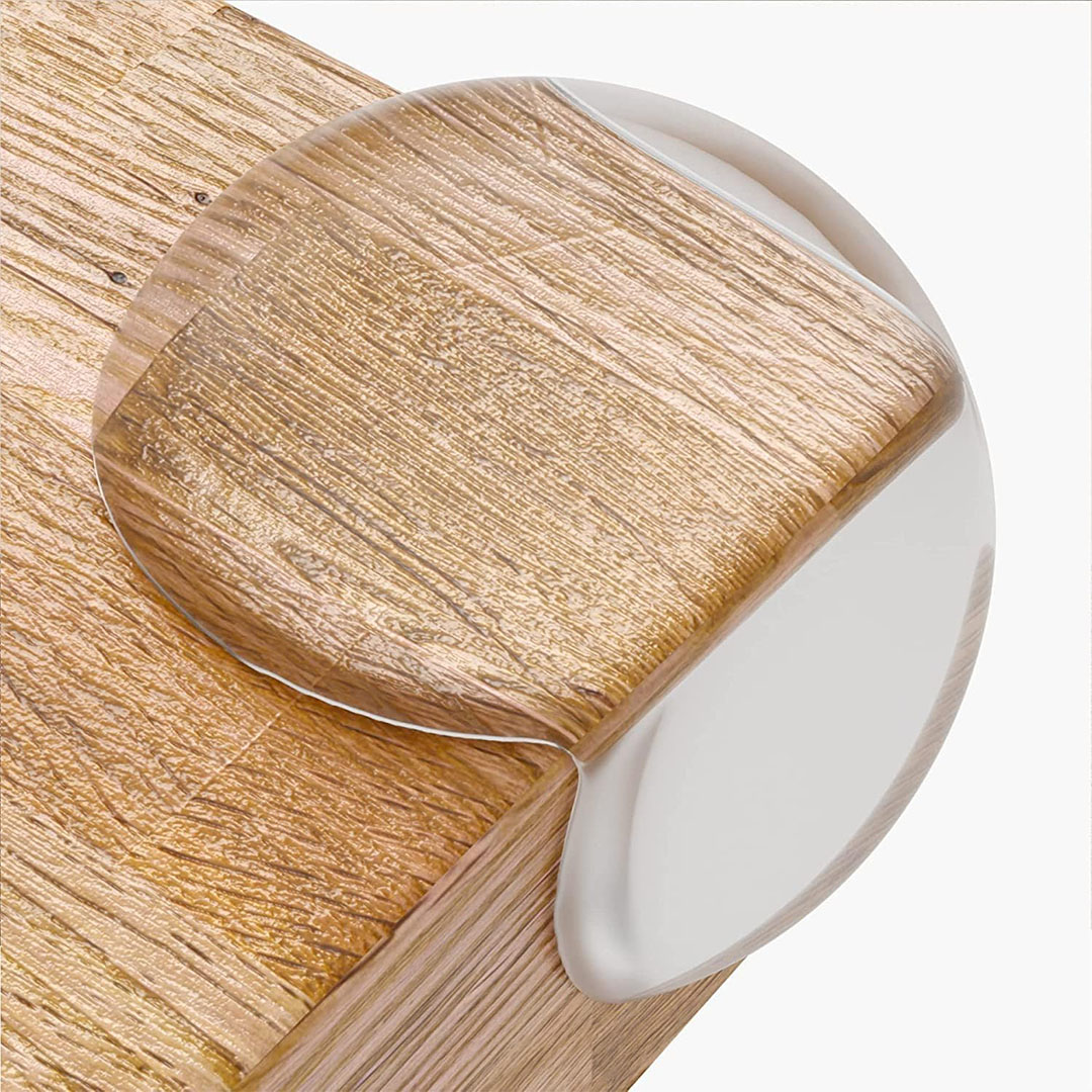 أغطية زوايا الأثاث من السيليكون - 4 قطعة