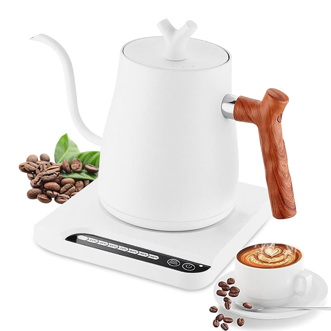 غلاية كهربائية - 1 لتر - أبيض