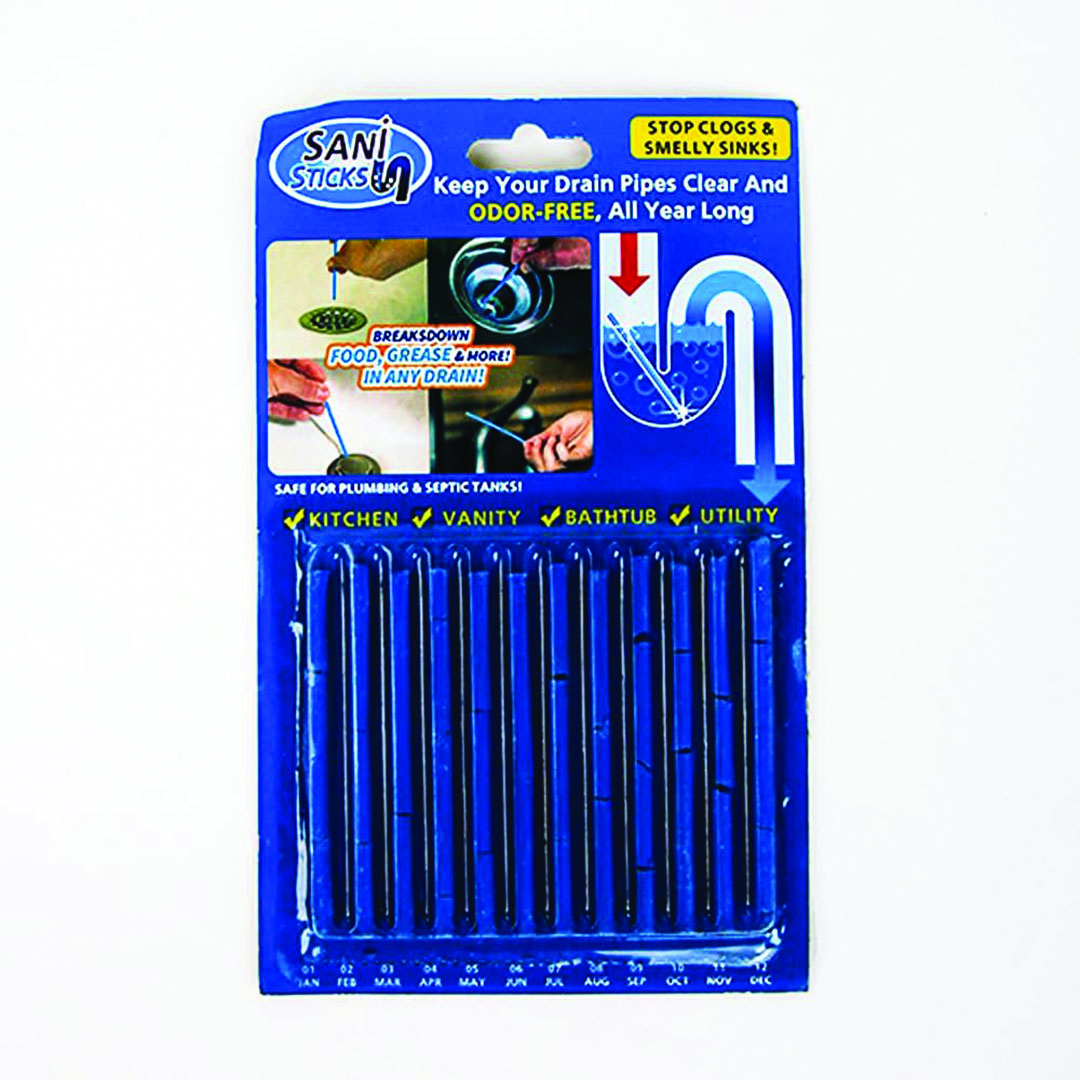 عصي تنظيف الصرف - 12 قطعه - أزرق