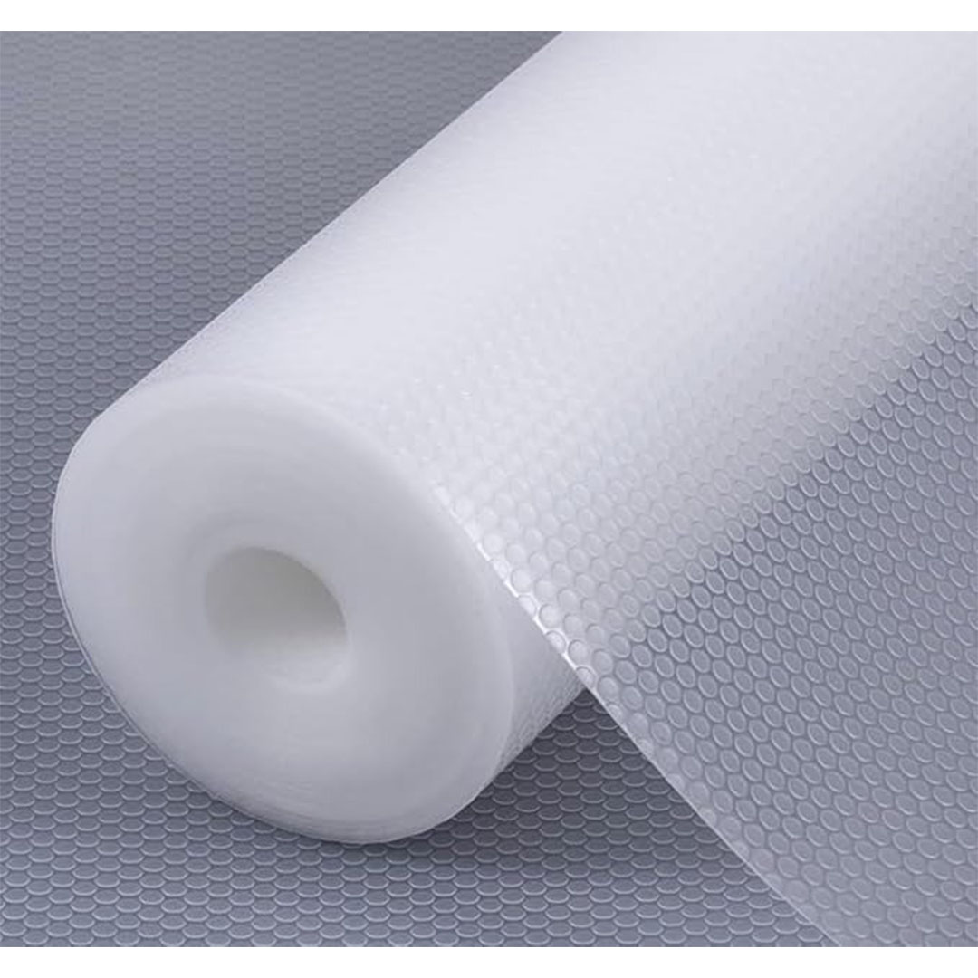 بطانة رفوف شفافة - 10 متر × 45 سم