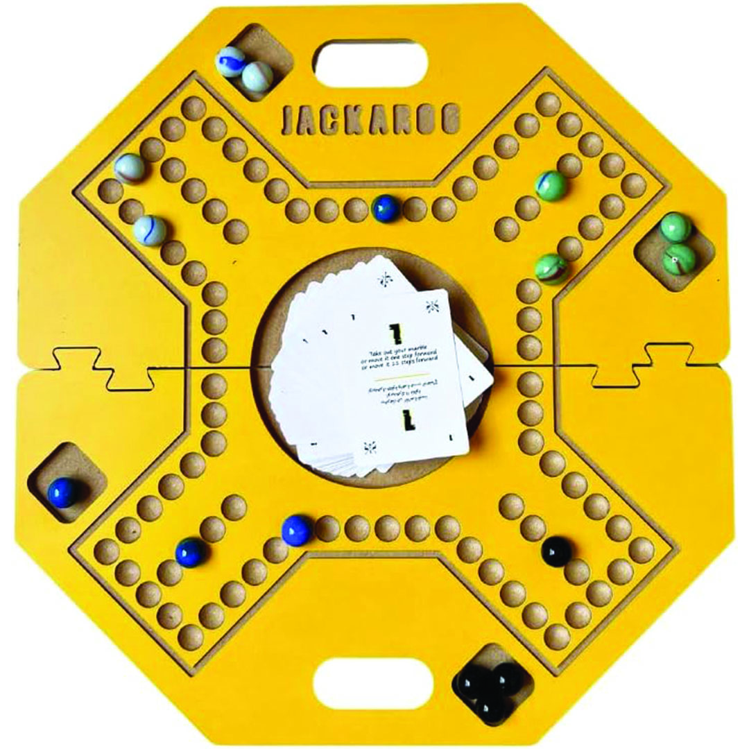 لعبة جاكارو صغيرة - 4 لاعبين - متعدد الألوان