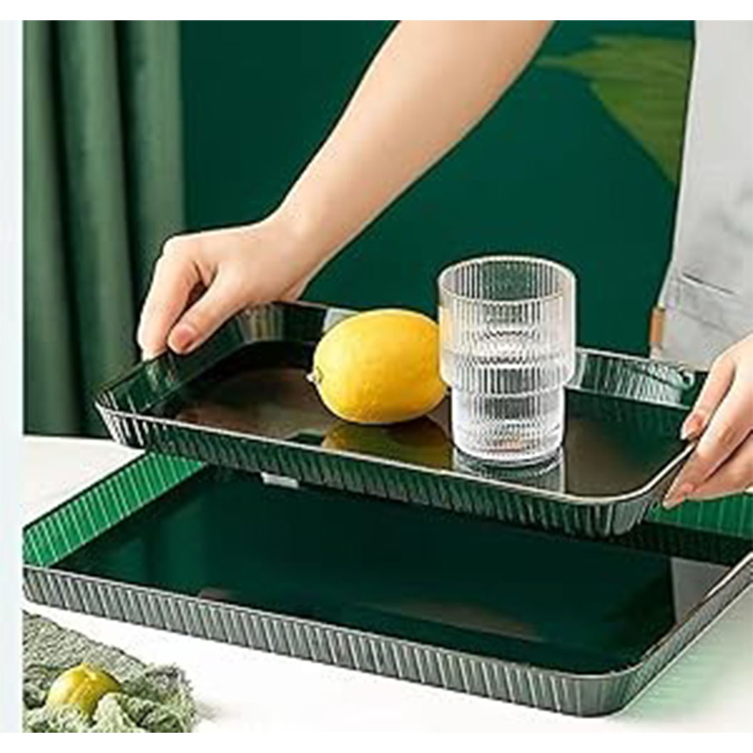 صينية تقديم مستطيلة بمقبض - 100*100 سم