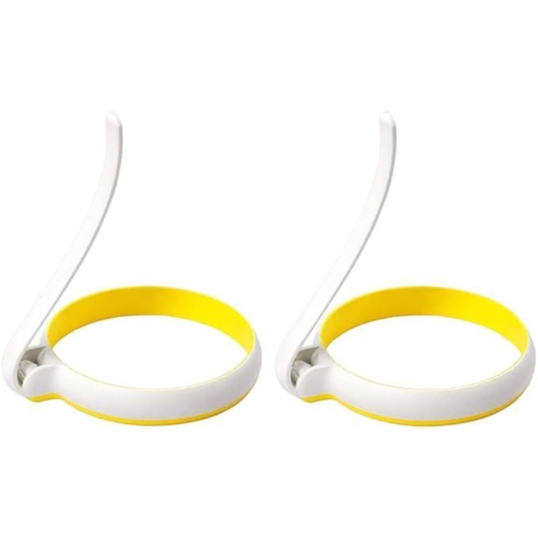 قالب بيض مقلي من السيليكون - قطعتين