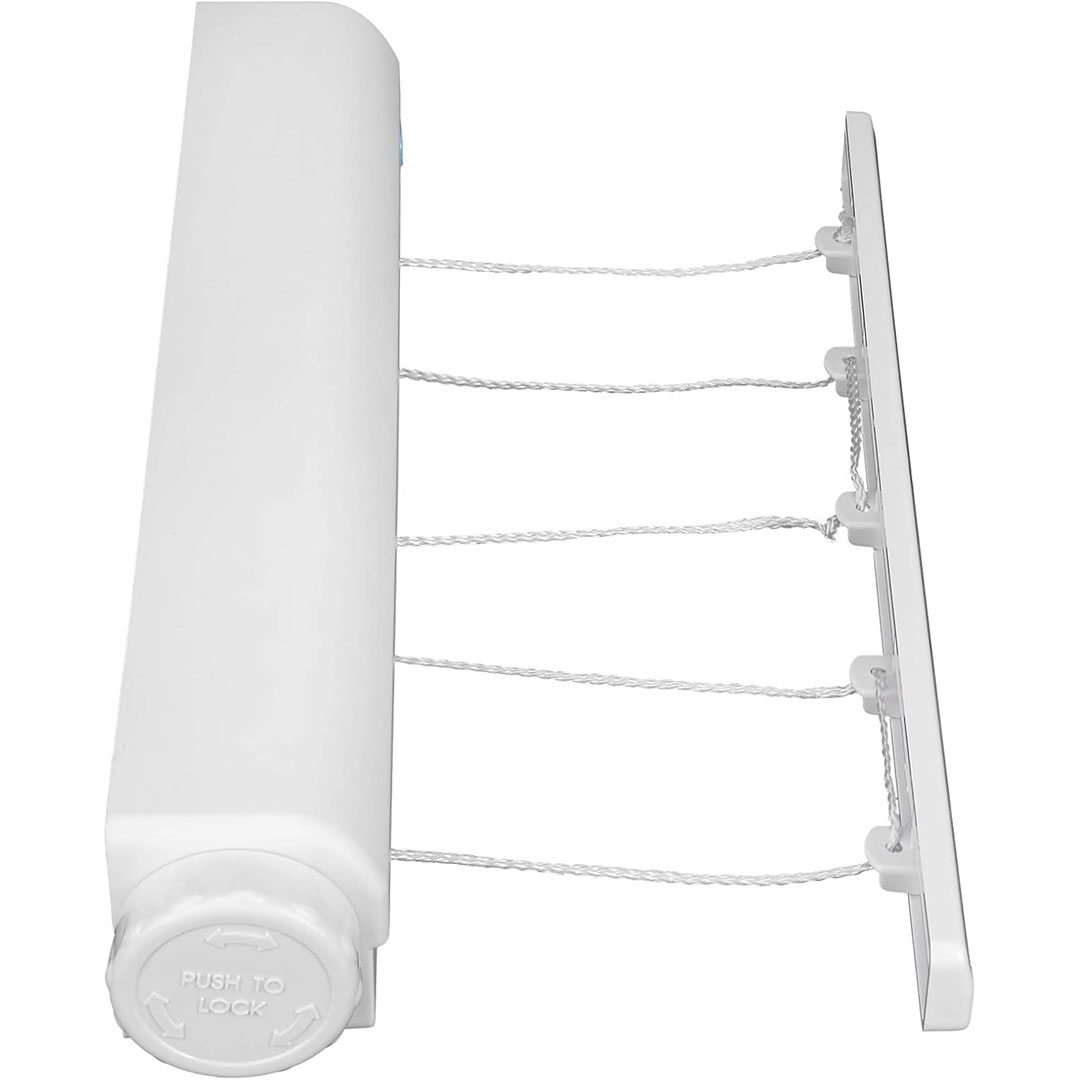 حبل غسيل قابل للسحب - 5 أحبال - متعدد الألوان