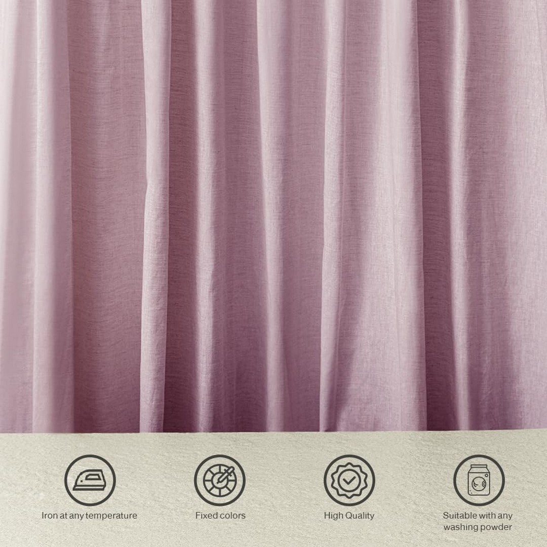 ستائر من الكتان الصناعي - قطعه واحدة - 140*240 سم