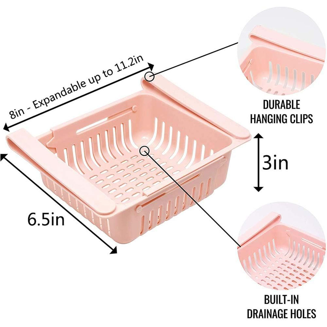 منظم ادراج المطبخ والثلاجة - 2 قطعة