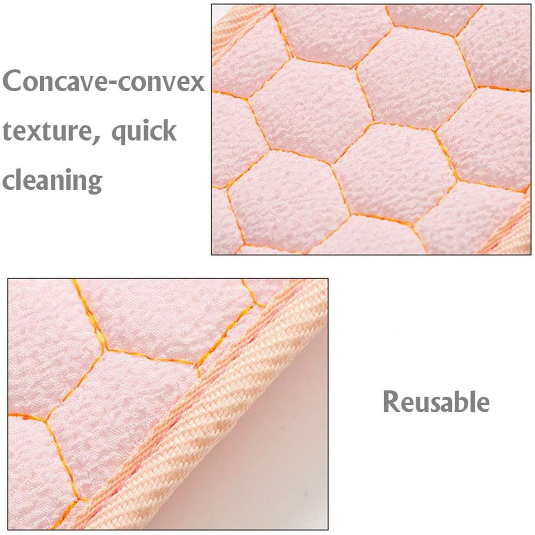 مجموعة كورية لتنظيف وتقشير الجلد - بينك