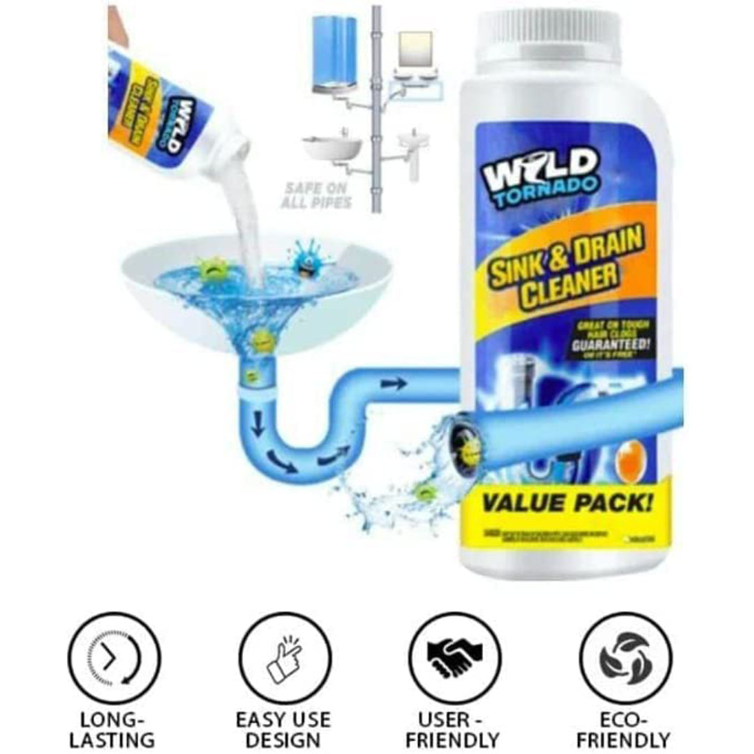 مسحوق لتسليك و تعقيم الاحواض و البلاعات - 100 مللي