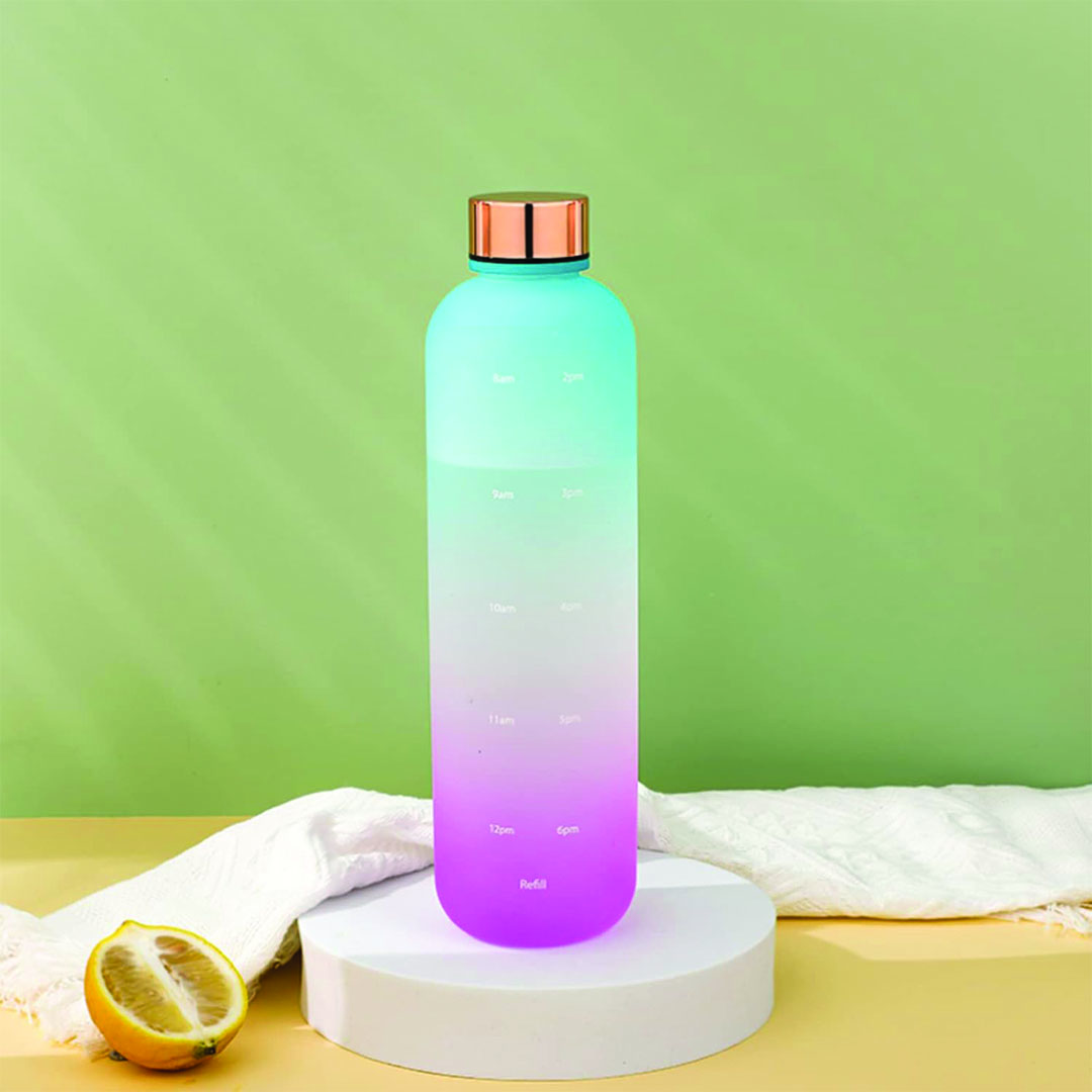 زجاجة مياه - 1000 مل - متعددة الألوان