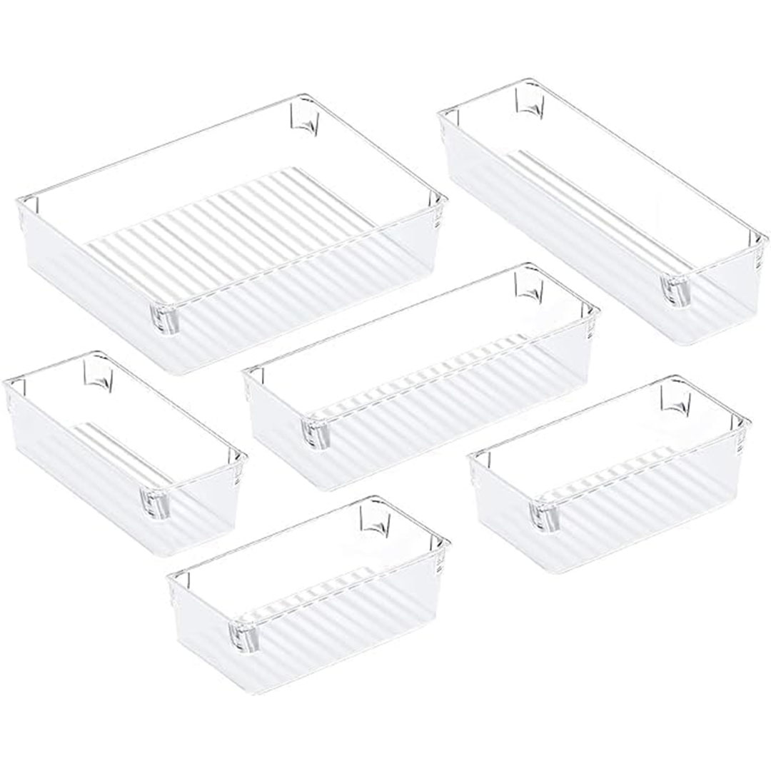 منظم أدراج اكريليك - 6 قطع
