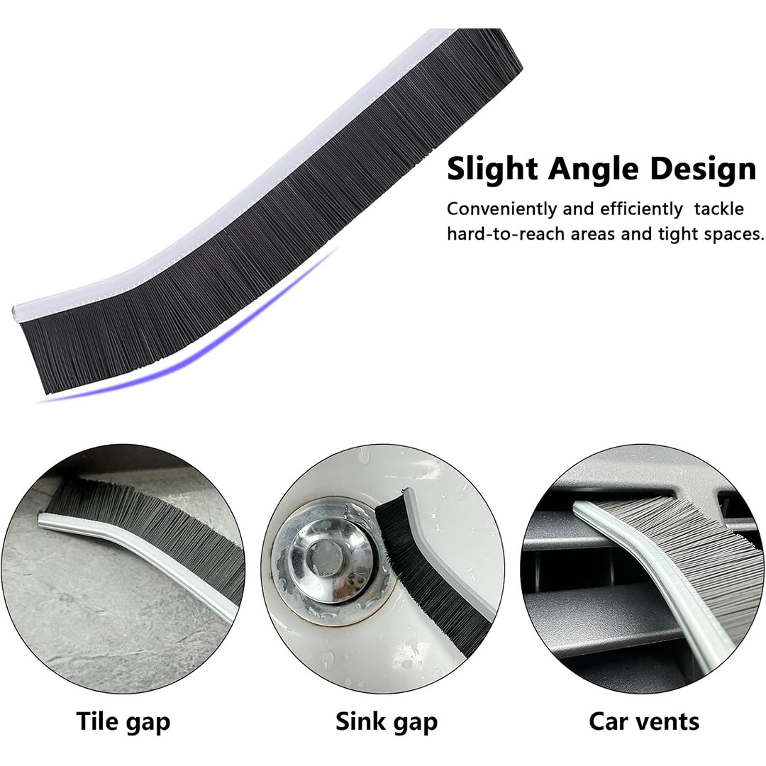 فرشاة تنظيف الفجوات - 2 قطعة - أسود