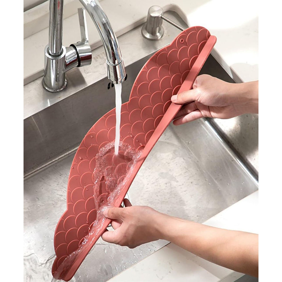 واقي من رذاذ الحوض - سيليكون - 51*11.5 سم