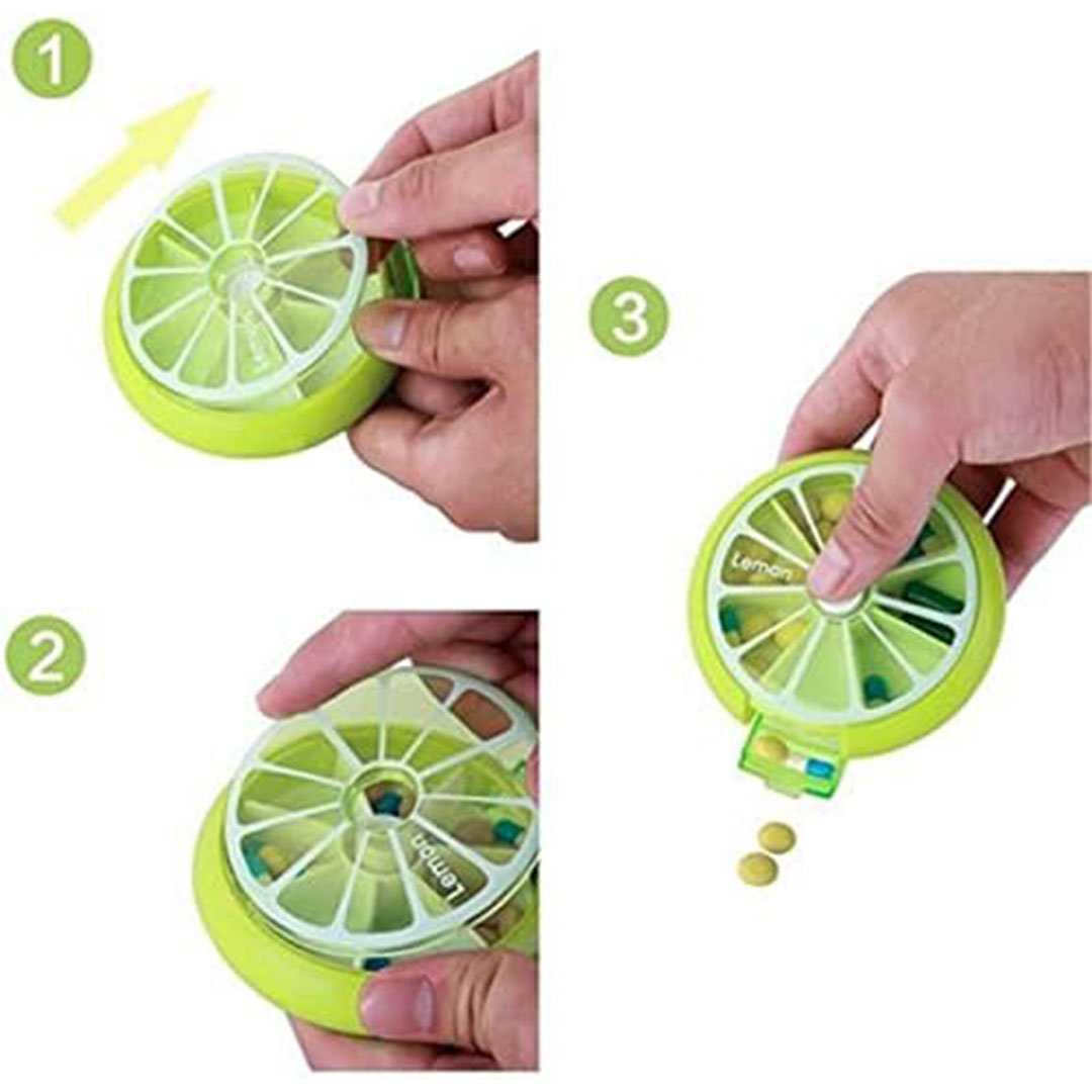 منظم حبوب الدواء المدمج لمدة 7 ايام - بينك