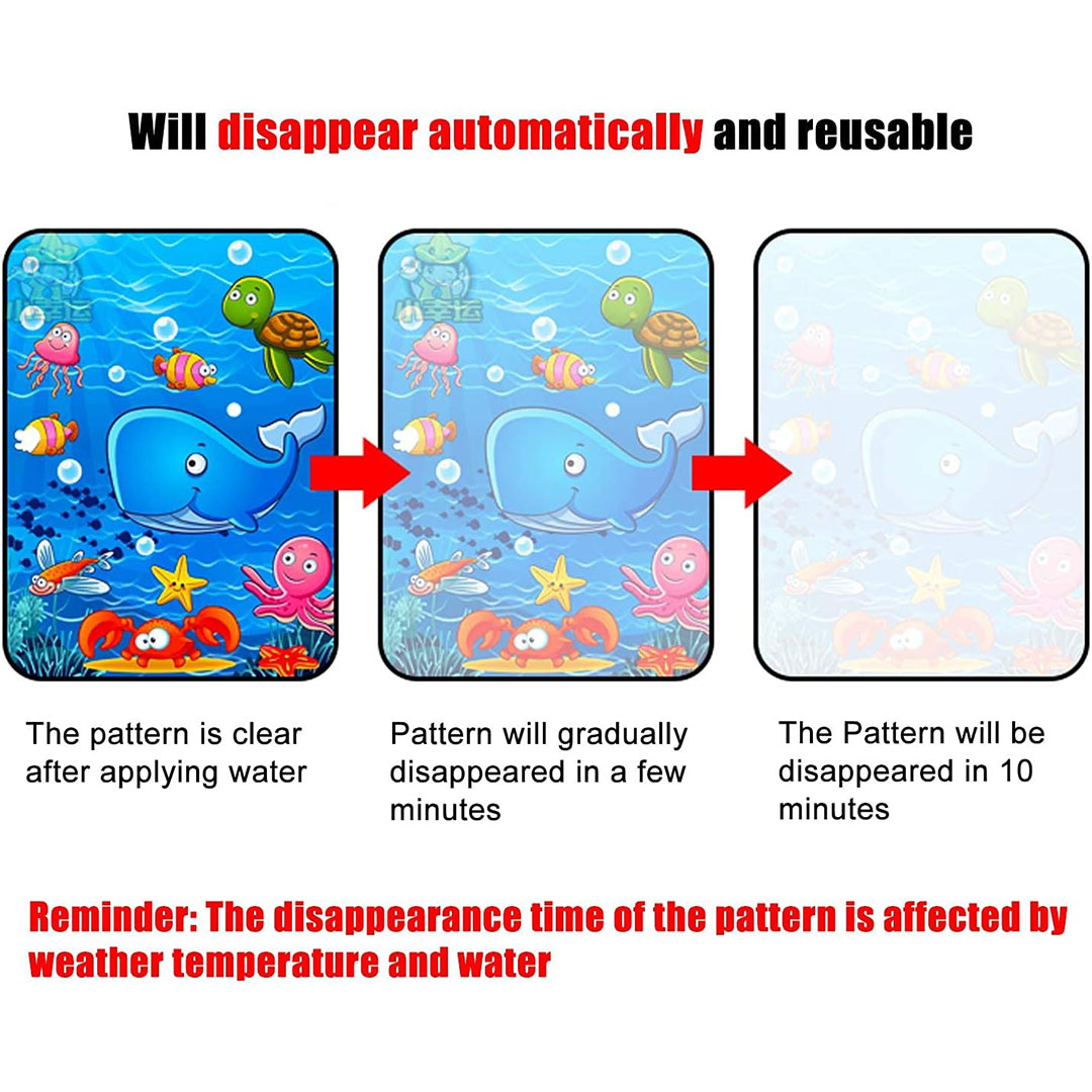 كتاب تلوين مائي سحري مع قلم سحري