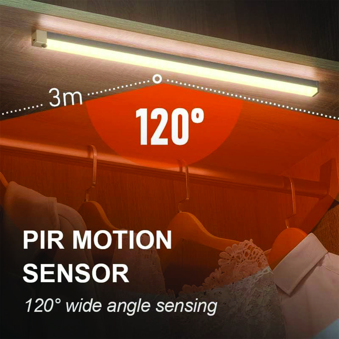 مصباح LED ذكي قابل لأعادة الشحن - 30 سم - فضي